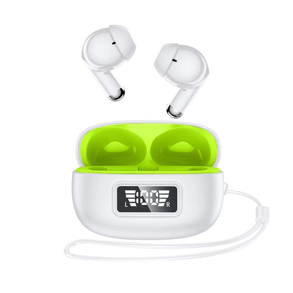 Audífonos Inalámbricos Bluetooth con Pantalla LED y Estuche de Carga