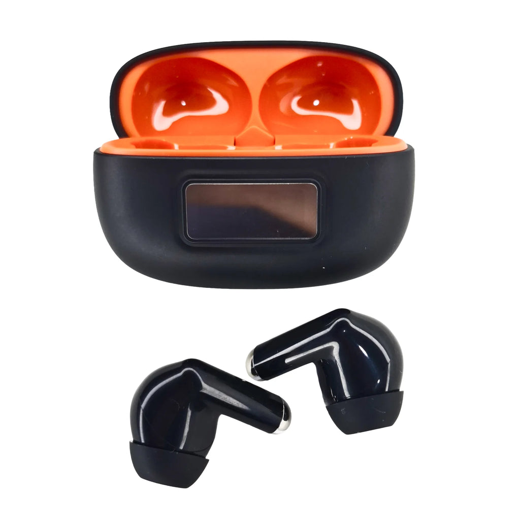 Audífonos Inalámbricos Bluetooth con Pantalla LED y Estuche de Carga