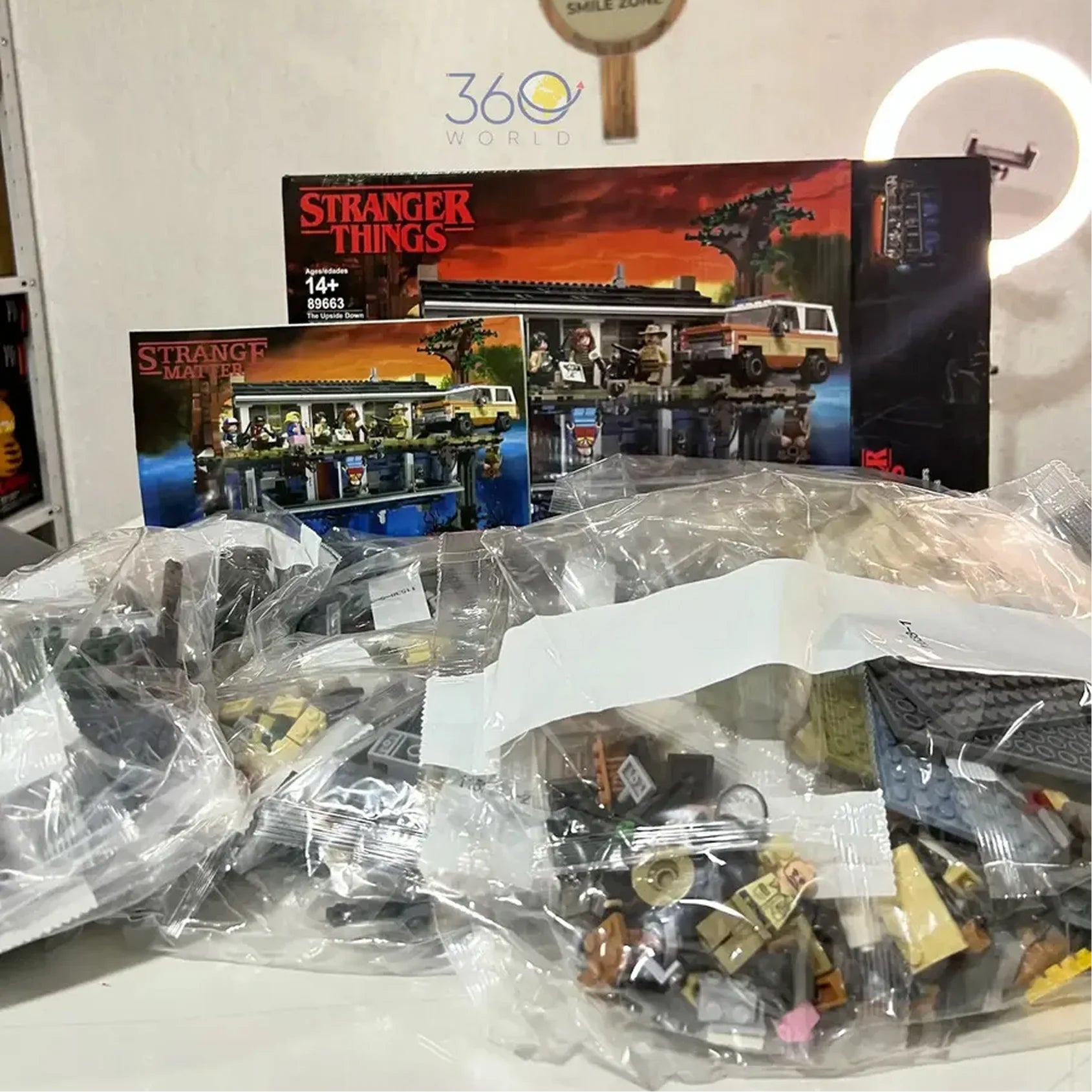 Set de Bloques Casa del Mundo Invertido – Stranger Things