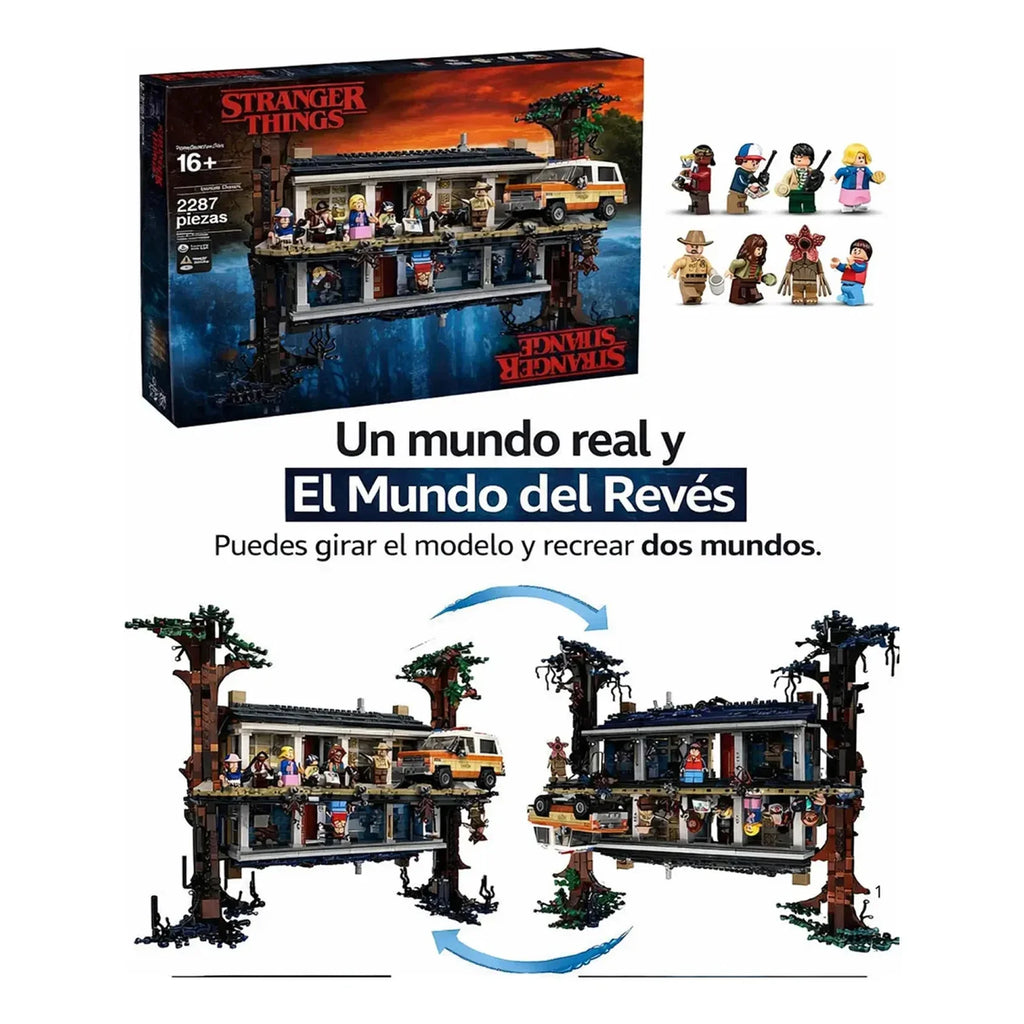 Set de Bloques Casa del Mundo Invertido – Stranger Things