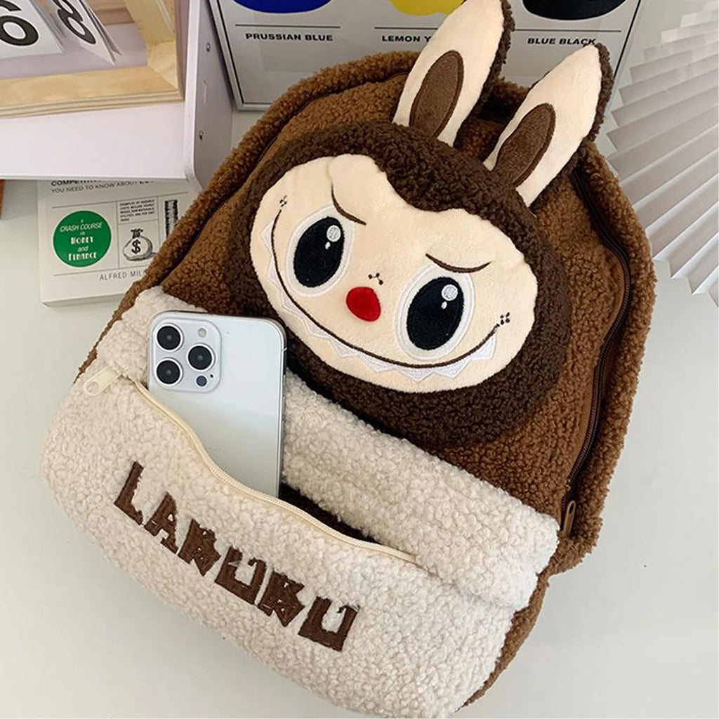 Mochila Peluche Labubu Kawaii Grande 40cm