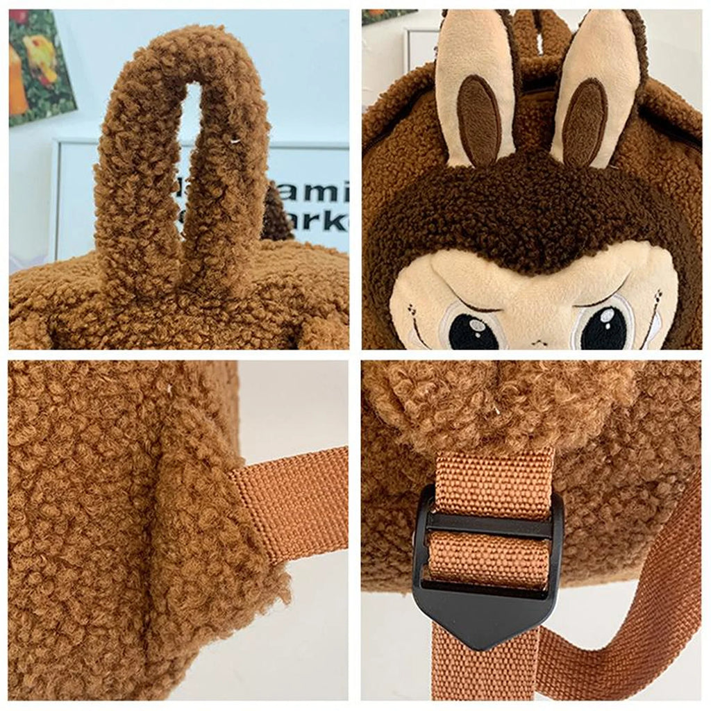 Mochila Peluche Labubu Kawaii Grande 40cm
