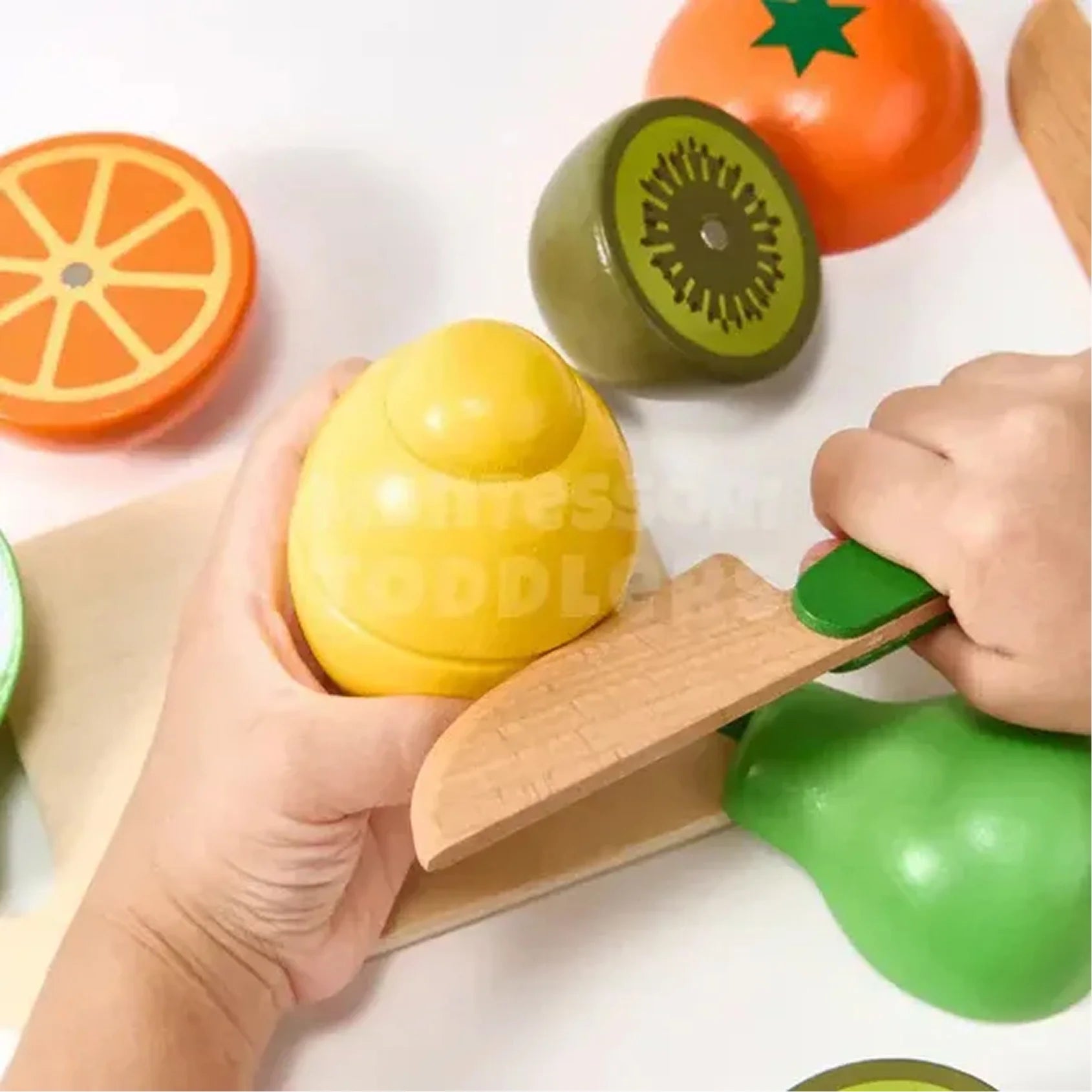 Set de Vegetales de Madera para Cortar – Juego Didáctico Infantil