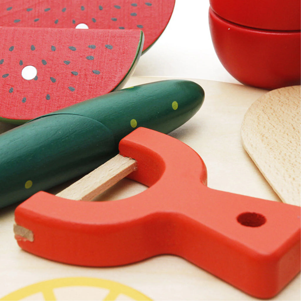 Set de Vegetales de Madera para Cortar – Juego Didáctico Infantil