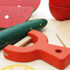 Set de Vegetales de Madera para Cortar – Juego Didáctico Infantil